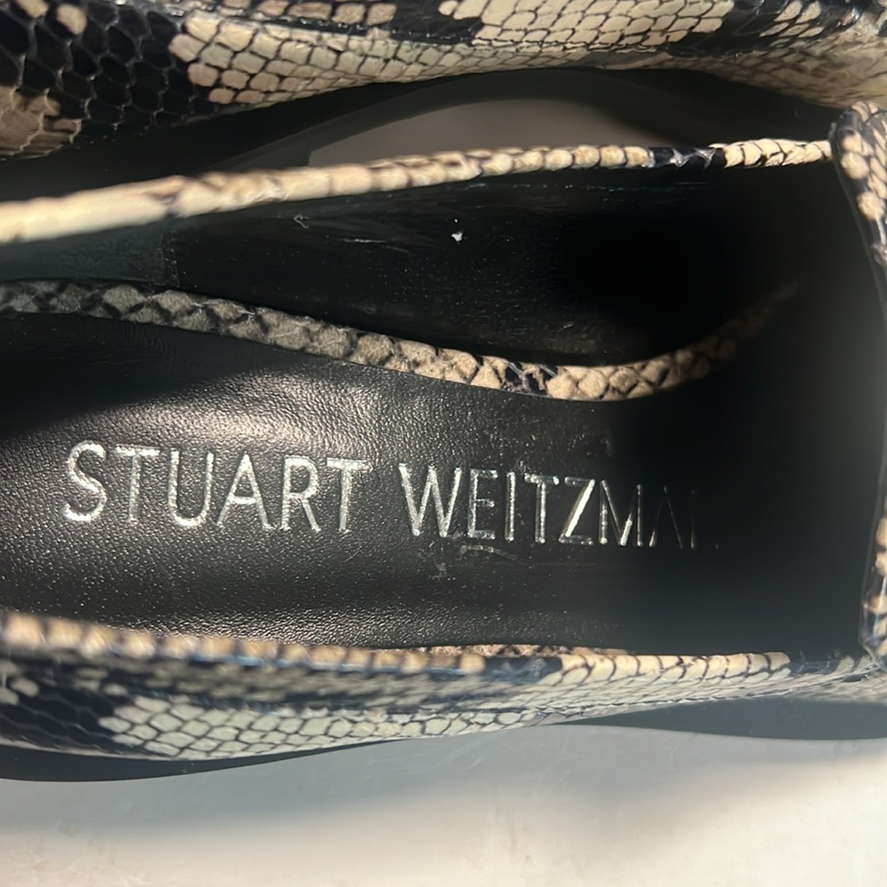 Stuart Weitzman Grayson Python Loafer 36.5 NWT - image 7